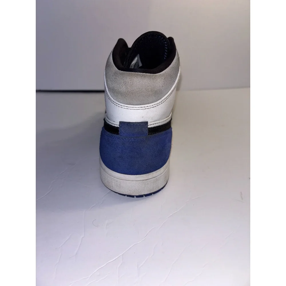 Nike Air Jordan 1 Mid SE Sneakers Mens US 10.5 Black‎ White Lace Up 852542-102